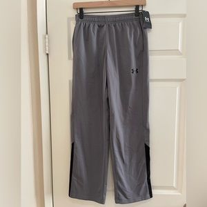 Under Armour youth large grey sweat pants. NWT